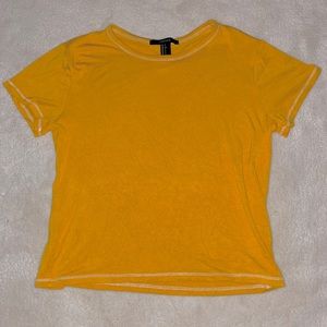 gold forever 21 t-shirt.
